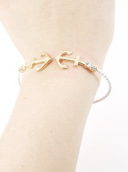 Anchor Cuff Bracelet