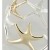 Silver/Gold Stretch Starfish Bracelet | 42-JB4533-TT-2.jpg