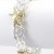 STARFISH, SILVER AND GOLD TONE METAL STRETCH BRACELET | f_JB5133-TT.jpg