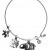 Elephant, Silver Tone  Hook Bangle w/ Assorted Accents | f_JB5551-SBCR.jpg