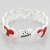 Mom Theme Heart Stretch Bracelet | MOM-HEART-CRYSTAL-BRACELETS-LMRSA-67260BO-22.jpg