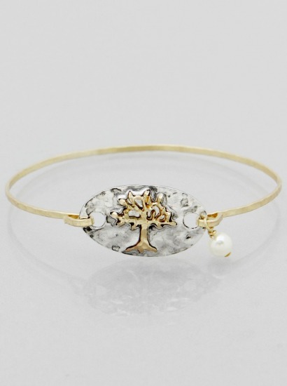 Tree of Life Bangle Bracelet