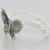 Silver Tone Abalone Hinge Style Butterfly Bracelet | large_a1b2b73e9_BUTTERFLY-MOTHER-OF-PEARL-HINGE-BRACELETS-42-JB5292-ASABA-1_top.jpg