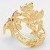 Gold Tone  Pave Leaf Hinged Bracelet  | EVB93712-G-ML2-3H-212D-Hgd-269573-475-03-1.jpg
