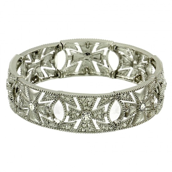 Rocker Style Cross Bracelet | 01.AB4732-RHC_1.jpg