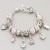 Mom Theme Textured Glass Beads Charm Bracelet | MOM-THEME-TEXTURED-CHARM-BRACELETS-22-OB02914-ASPNK.jpg
