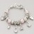 Mom Theme Textured Glass Beads Charm Bracelet | MOM-THEME-TEXTURED-CHARM-BRACELETS-22-OB02914-ASPNK.jpg