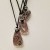 Brighton Brazilian Triple Silver Dangling Hearts Black Leather Cord Necklace | heart.jpg