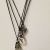 Brighton Brazilian Triple Silver Dangling Hearts Black Leather Cord Necklace | heart2.jpg