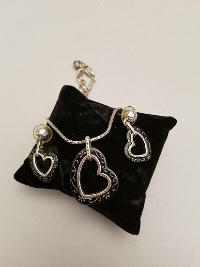 Brighton Metro Heart Reversible Necklace 16-18