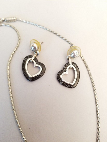 Brighton Metro Heart Reversible Necklace 16-18